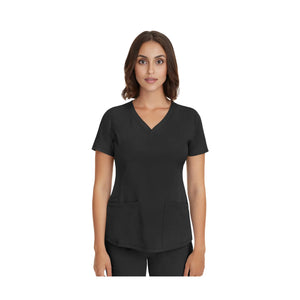 Monique - Medical Tunic - V Neck - Women - Healing Hands - 1 Healing Hands  Black / 3XL
