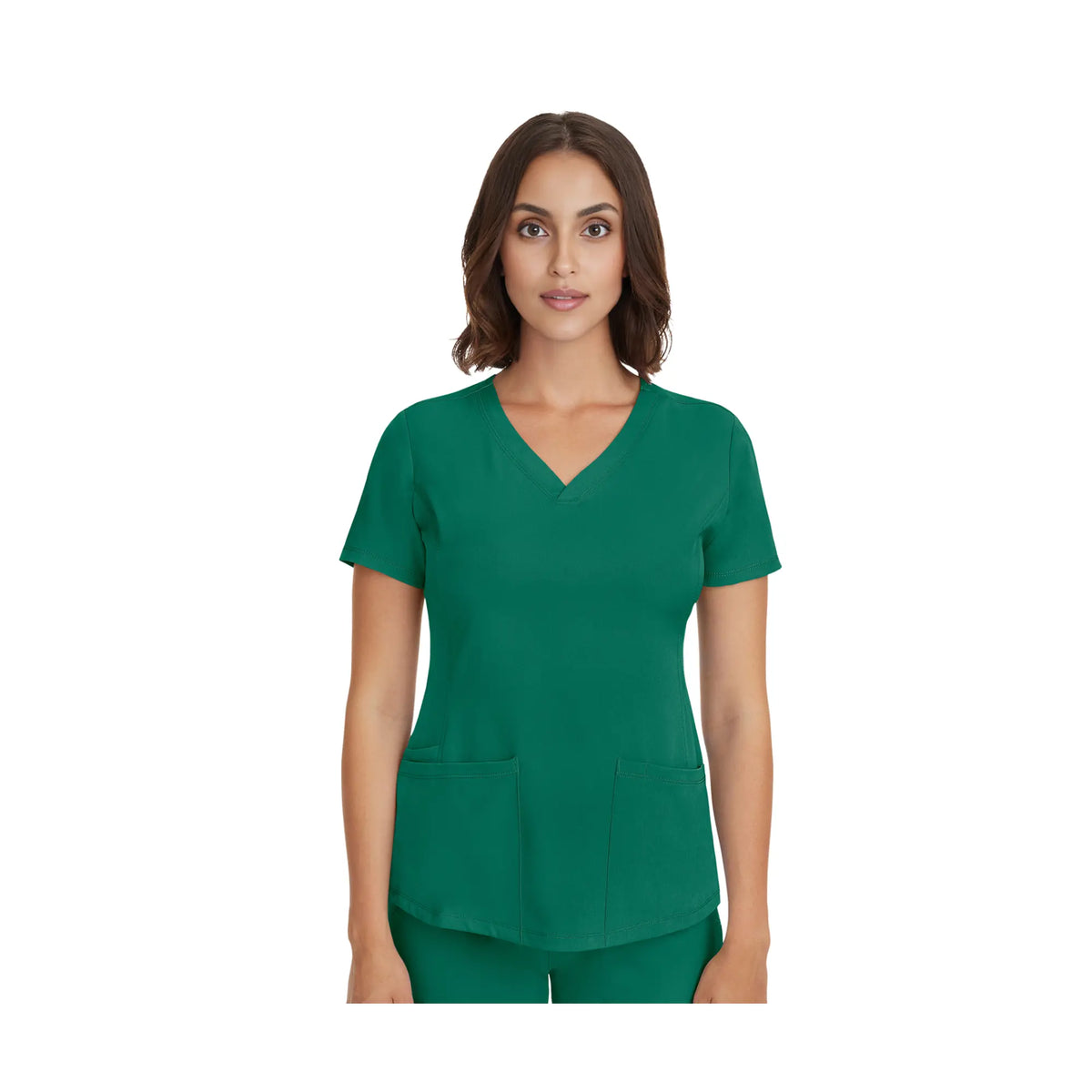 Monique - Medical Tunic - V Neck - Women - Healing Hands - 1 Healing Hands  Hunter Green / 3XL