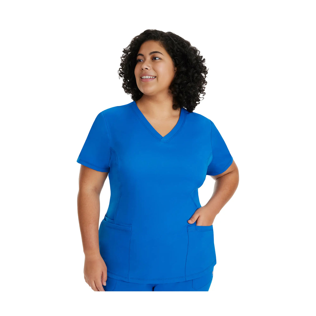 Monique - Túnica médica - Cuello en V - Mujer - Manos curativas - 2 Manos curativas 