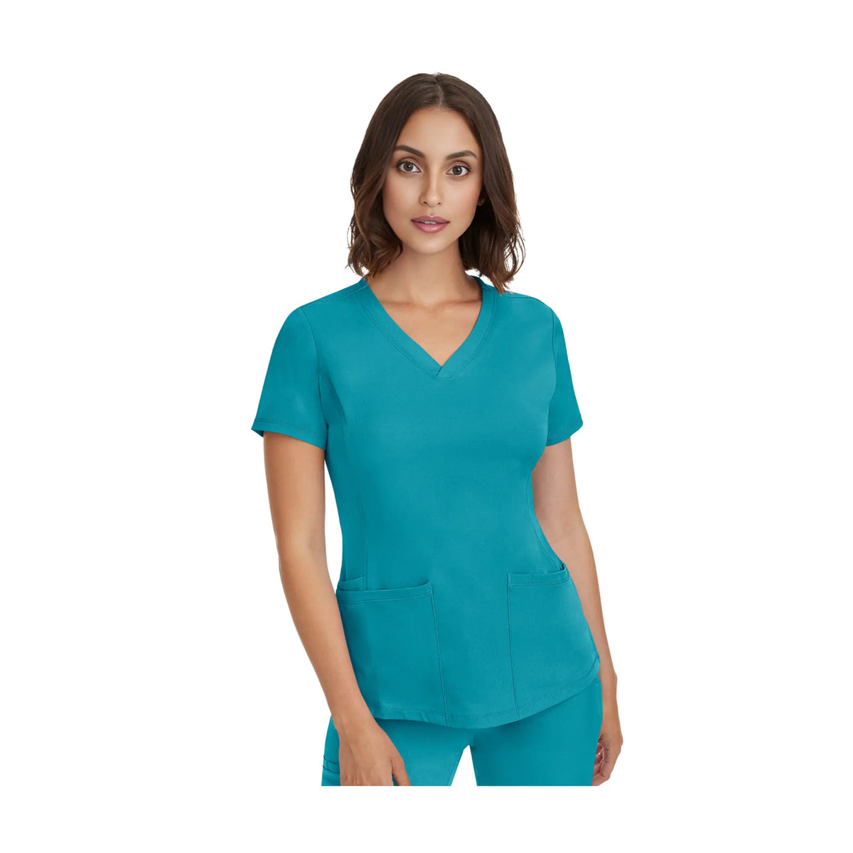 Monique - Túnica médica - Cuello en V - Mujer - Manos curativas - 2 Manos curativas 