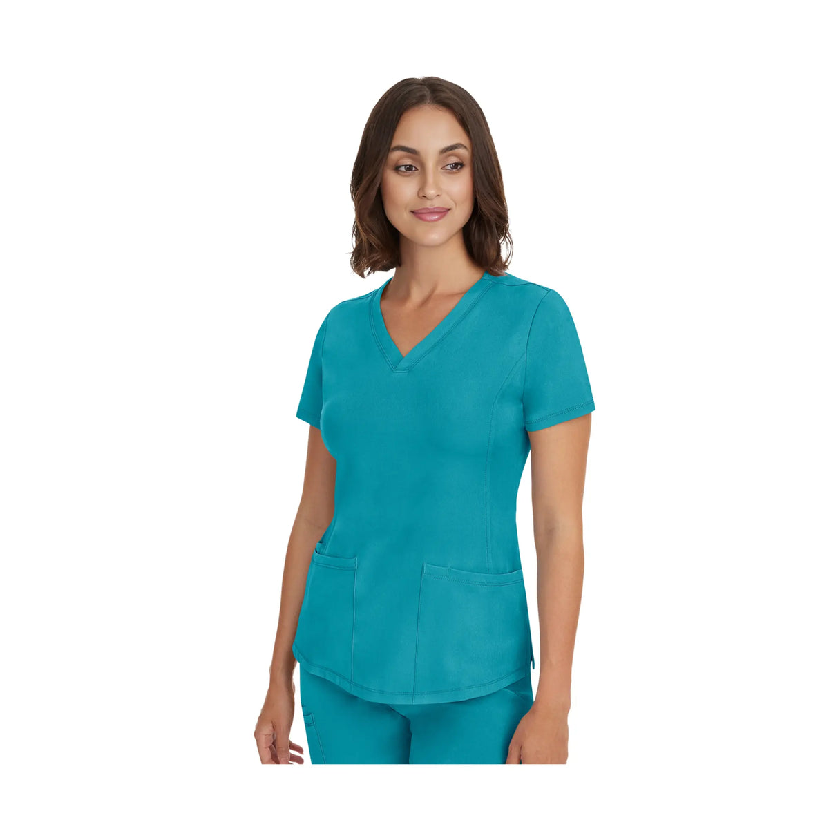Monique - Túnica médica - Cuello en V - Mujer - Manos curativas - 2 Manos curativas 