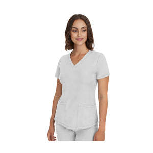 Monique - Túnica médica - Cuello en V - Mujer - Manos curativas - 2 Manos curativas 