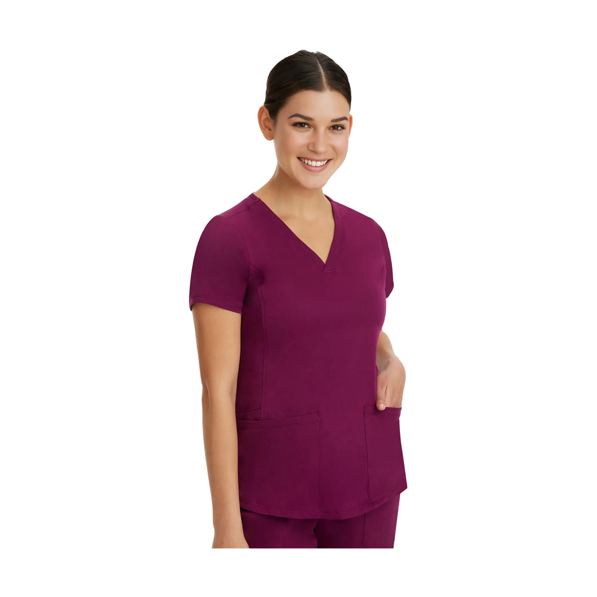 Monique - Túnica médica - Cuello en V - Mujer - Manos curativas - 2 Manos curativas 