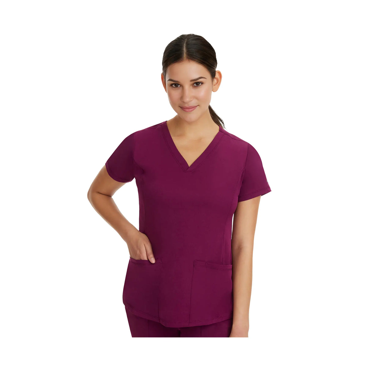 Monique - Túnica médica - Cuello en V - Mujer - Manos curativas - 2 Manos curativas 
