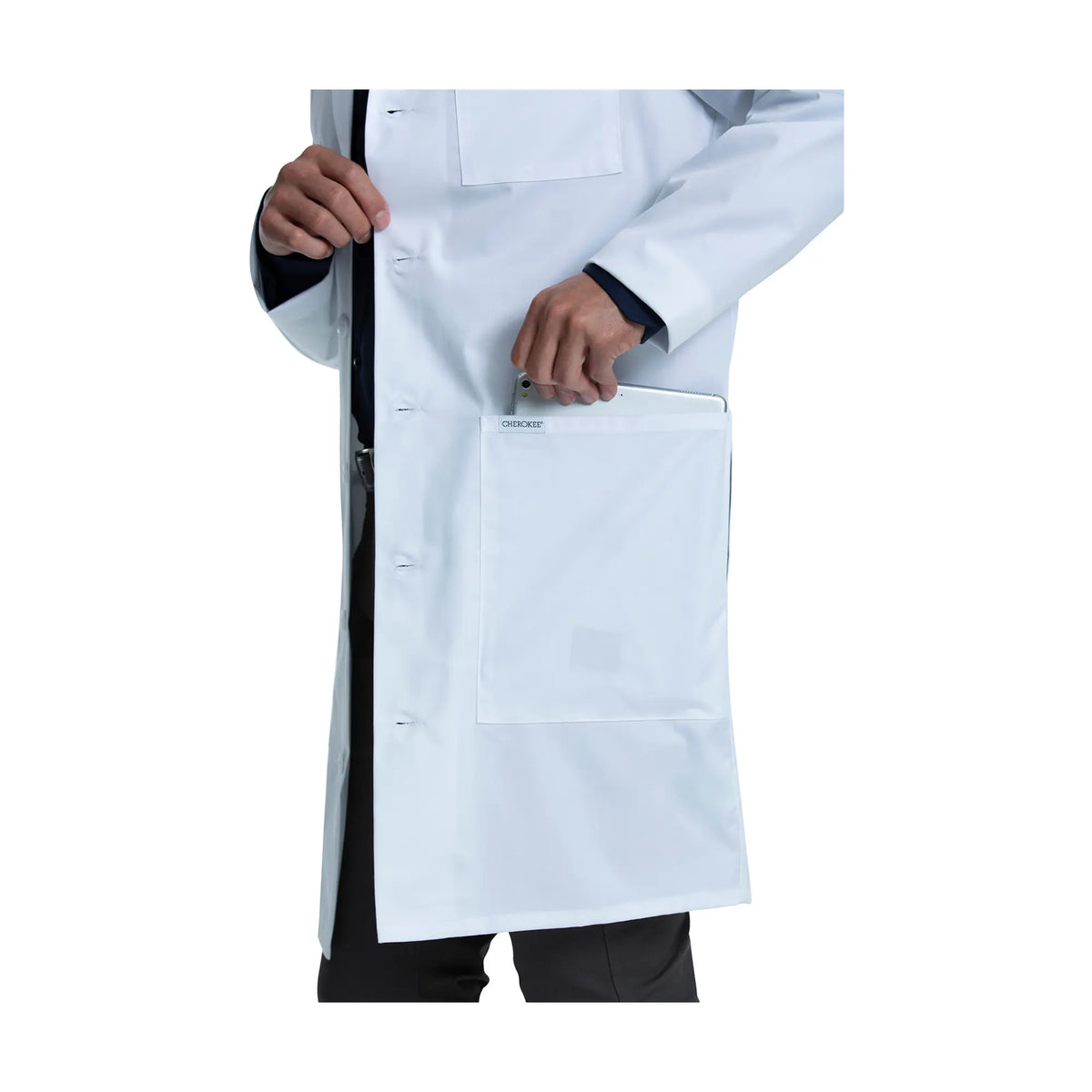 Montpellier - White medical coat - 97cm - Men - Cherokee Cherokee Medical Uniforms 