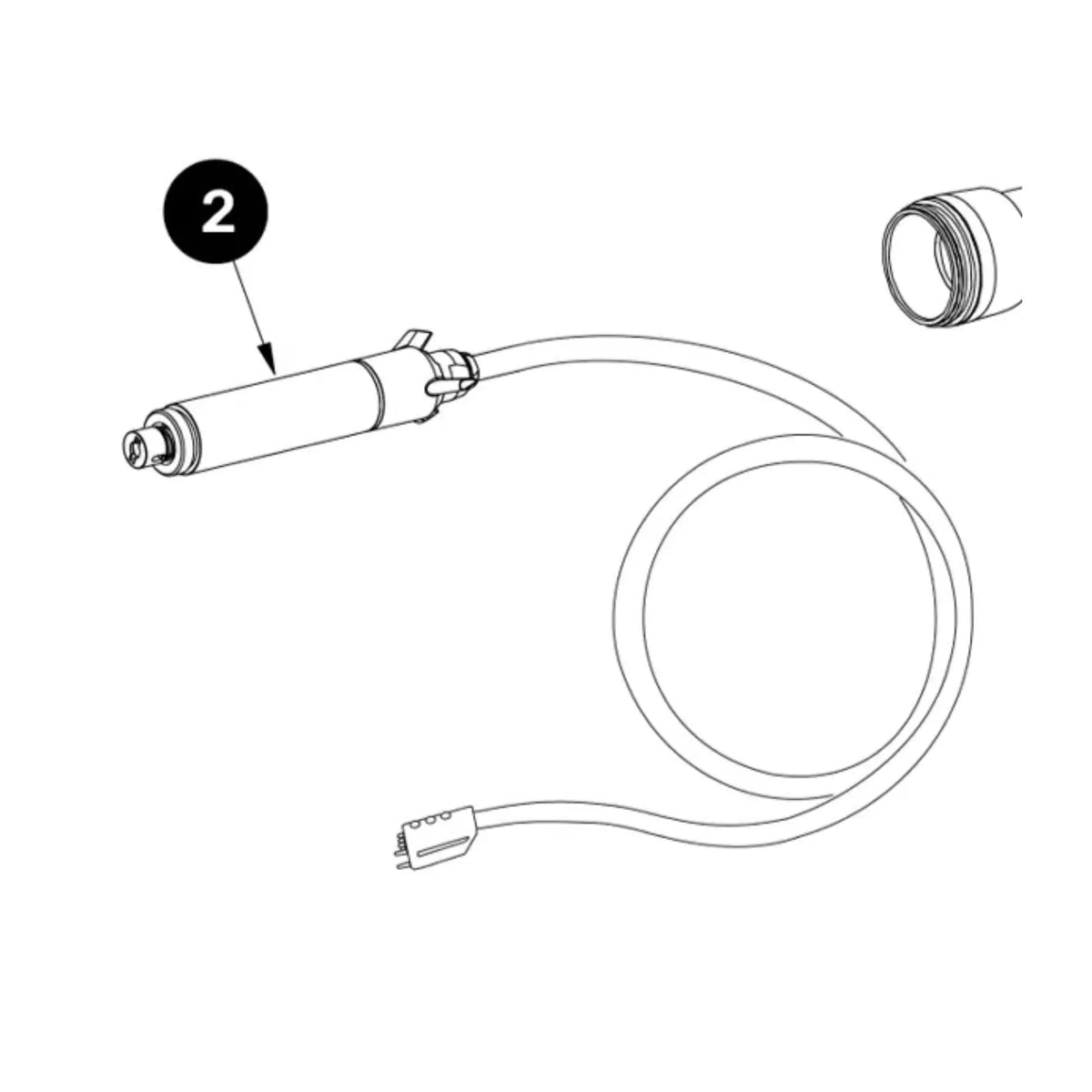 Handpiece Motor with Cable - Podolog Nova Pro Ruck 