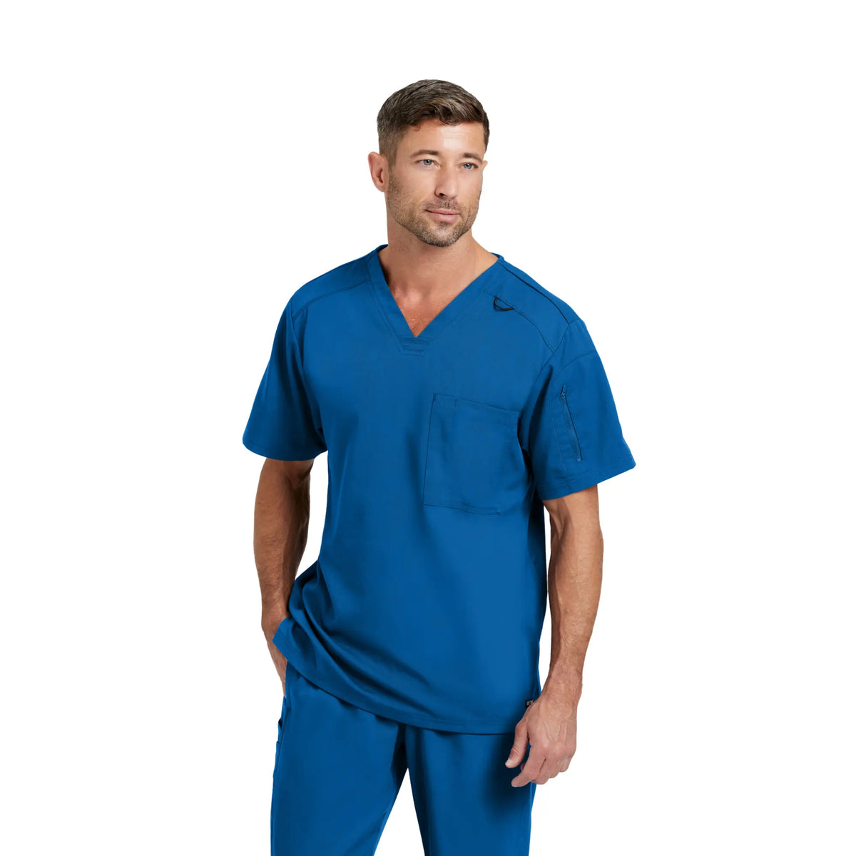 Murphy - V-neck tunic - Men - Grey's Anatomy Stretch Grey's Anatomy  Royal Blue / XL