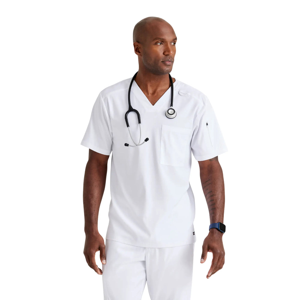 Murphy - V-neck tunic - Men - Grey's Anatomy Stretch Grey's Anatomy  White / XL