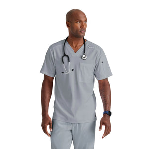 Murphy - V-neck tunic - Men - Grey's Anatomy Stretch Grey's Anatomy  Light Gray / XL