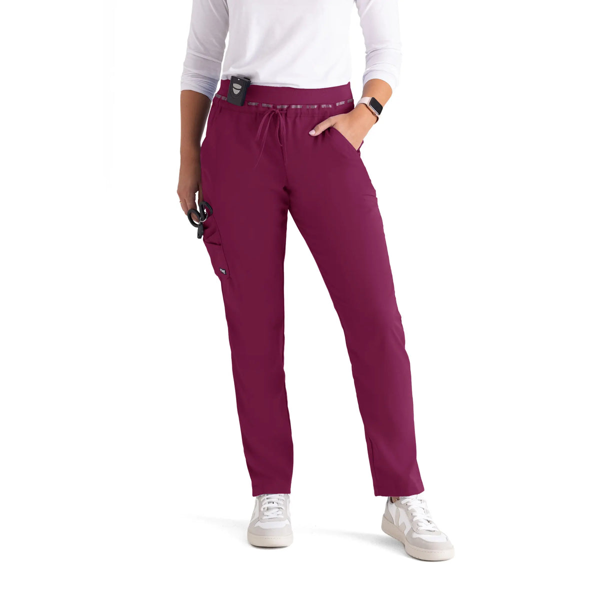 Nairobi - Pantalón médico confort - Mujer - Grey's Anatomy Stretch Grey's Anatomy Burdeos / XL