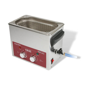 3L all stainless steel ultrasonic cleaner - Emmi-H30 with drain valve - My Podologie
