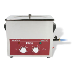 3L all stainless steel ultrasonic cleaner - Emmi-H30 with drain valve - My Podologie