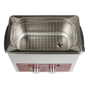 3L all stainless steel ultrasonic cleaner - Emmi-H30 with drain valve - My Podologie
