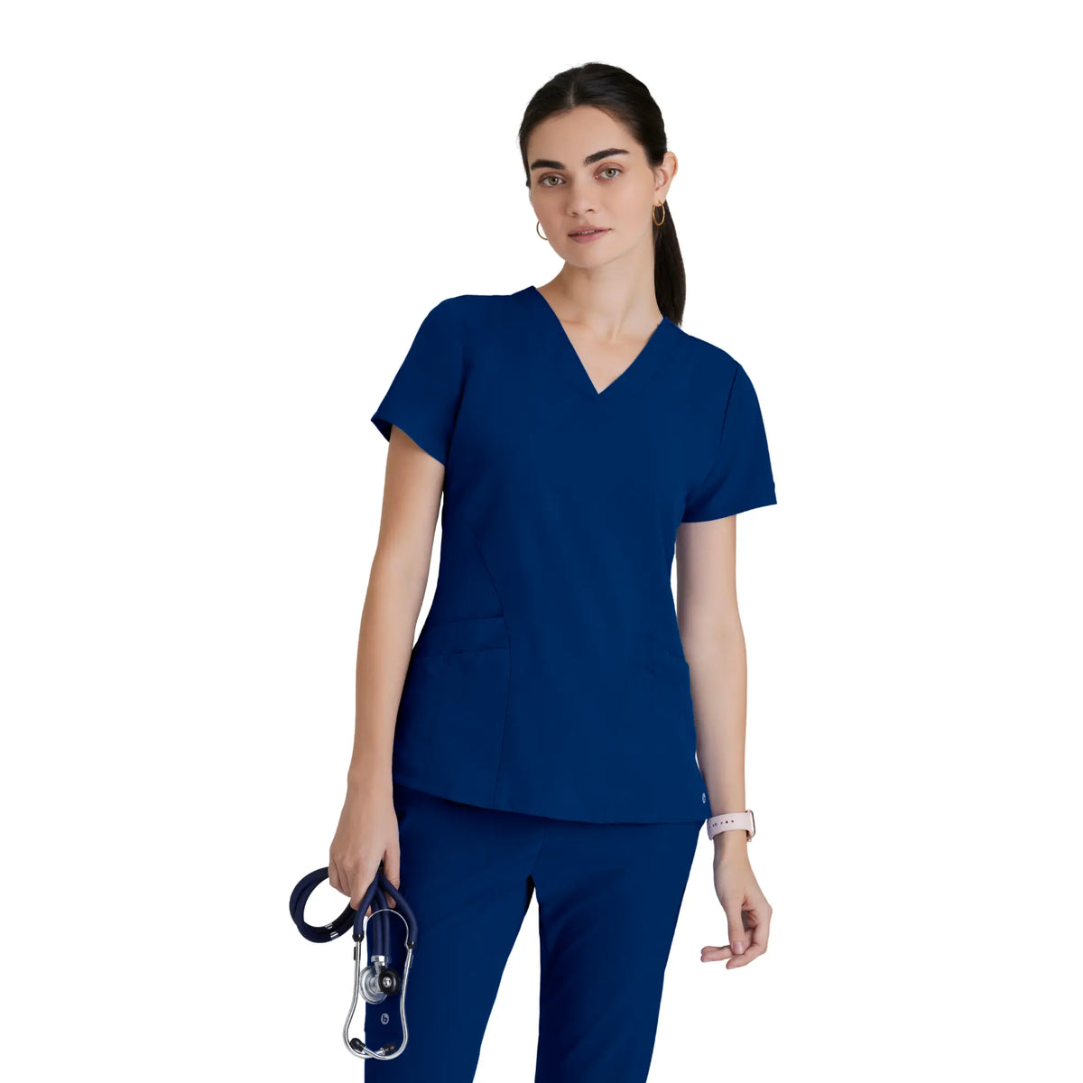 Norma - V-neck medical t-shirt - Women - Barco One BARCO  Navy Blue / XL