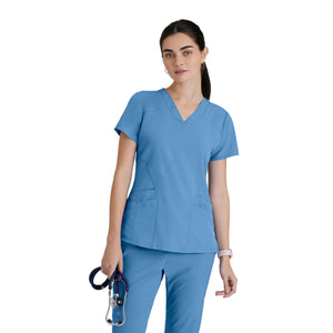 Norma - V-neck medical t-shirt - Women - Barco One BARCO  Sky Blue / XL