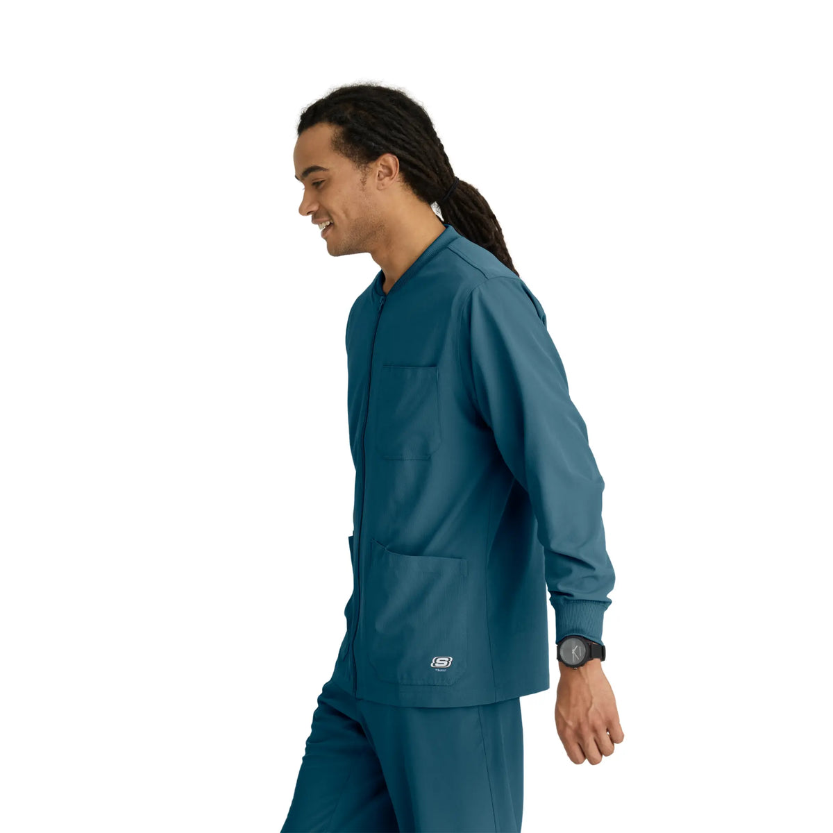 Oly - Round neck medical jacket - Men - Skechers SKECHERS 