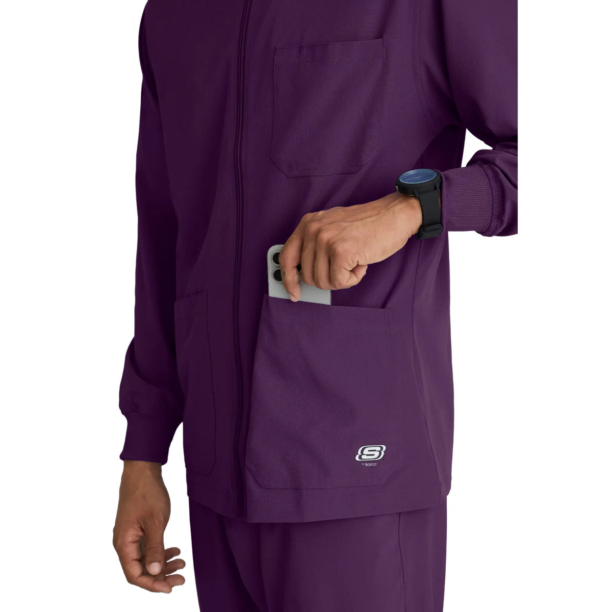 Oly - Veste médicale col rond - Homme - Skechers SKECHERS 
