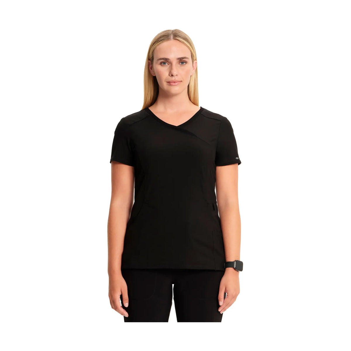 Ondres - Medical Tunic - Wrap - 66 cm - Women - Cherokee - Color 1 Cherokee Medical Uniforms  Black-3XL
