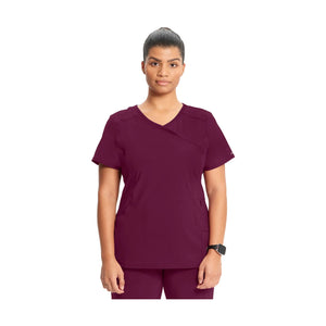 Ondres - Medical Tunic - Wrap - 66 cm - Women - Cherokee - Color 1 Cherokee Medical Uniforms  Burgundy-3XL