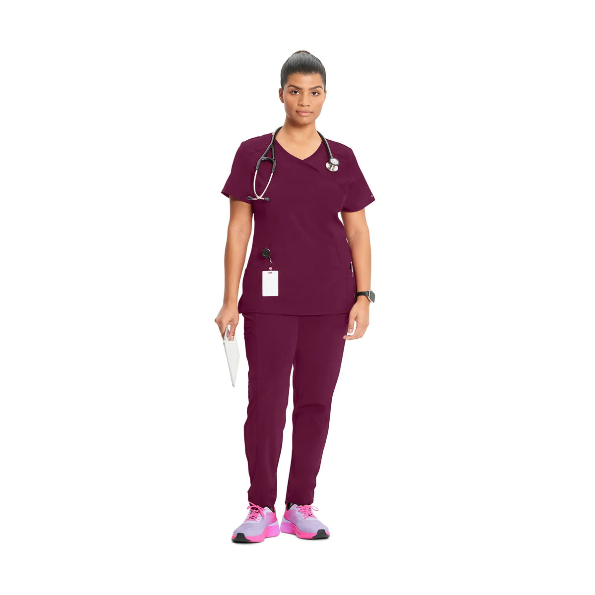 Ondres - Medical Tunic - Wrap - 66 cm - Women - Cherokee - Color 1 Cherokee Medical Uniforms 
