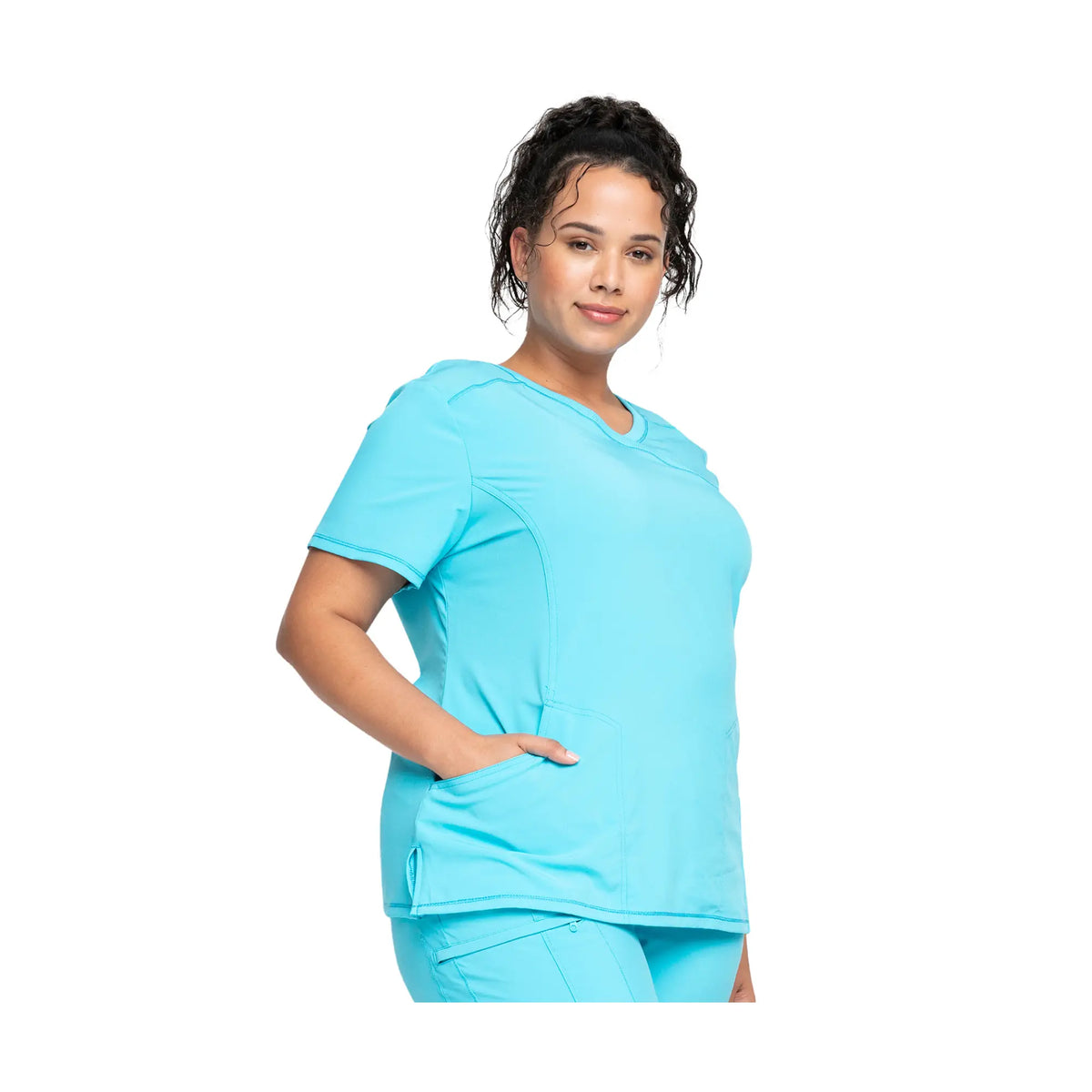 Ondres - Medical Tunic - Wrap - 66 cm - Women - Cherokee - Color 1 Cherokee Medical Uniforms 