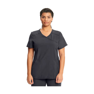 Ondres - Medical Tunic - Wrap - 66 cm - Women - Cherokee - Color 1 Cherokee Medical Uniforms  Anthracite-3XL