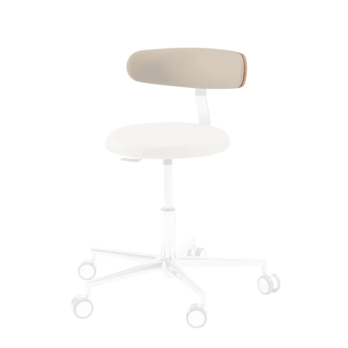Option - RADIUS backrest - Round and Triangle practitioner seat - Ruck - My Podologie