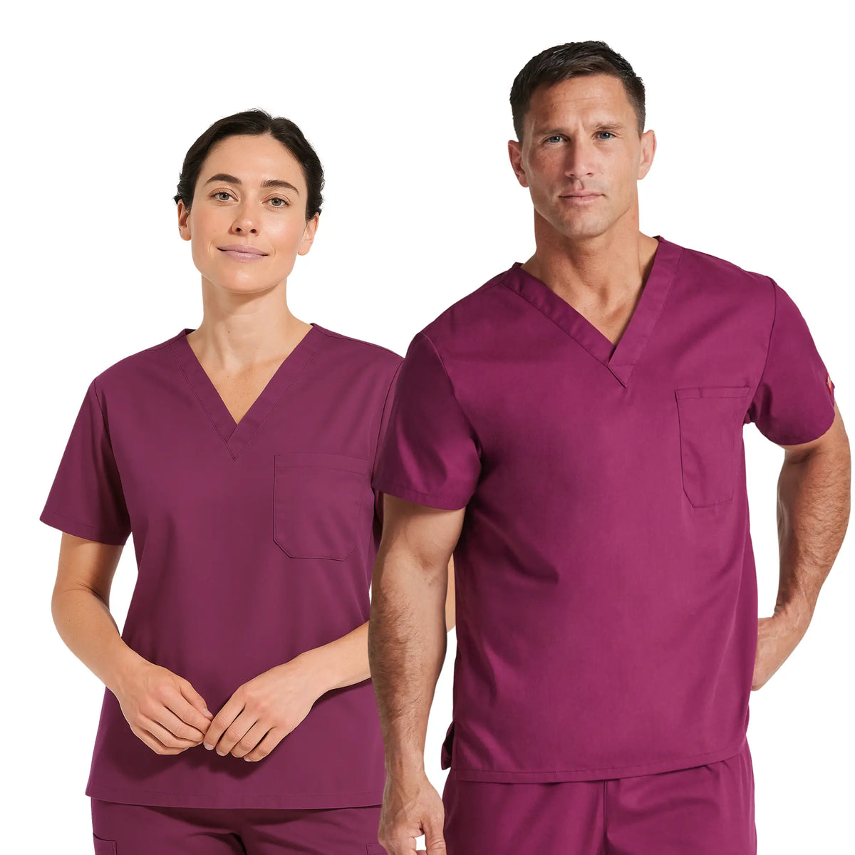 Orléans - V-neck tunic - Unisex - Dickies Dickies  Burgundy / 3XL