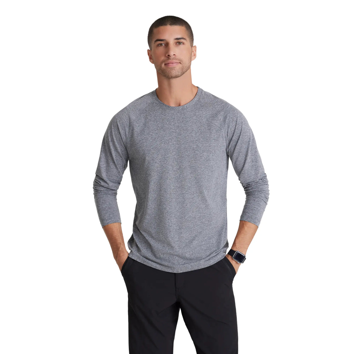 Oslo - Long-sleeved technical t-shirt - Men - Barco One BARCO  Heather Gray / XL