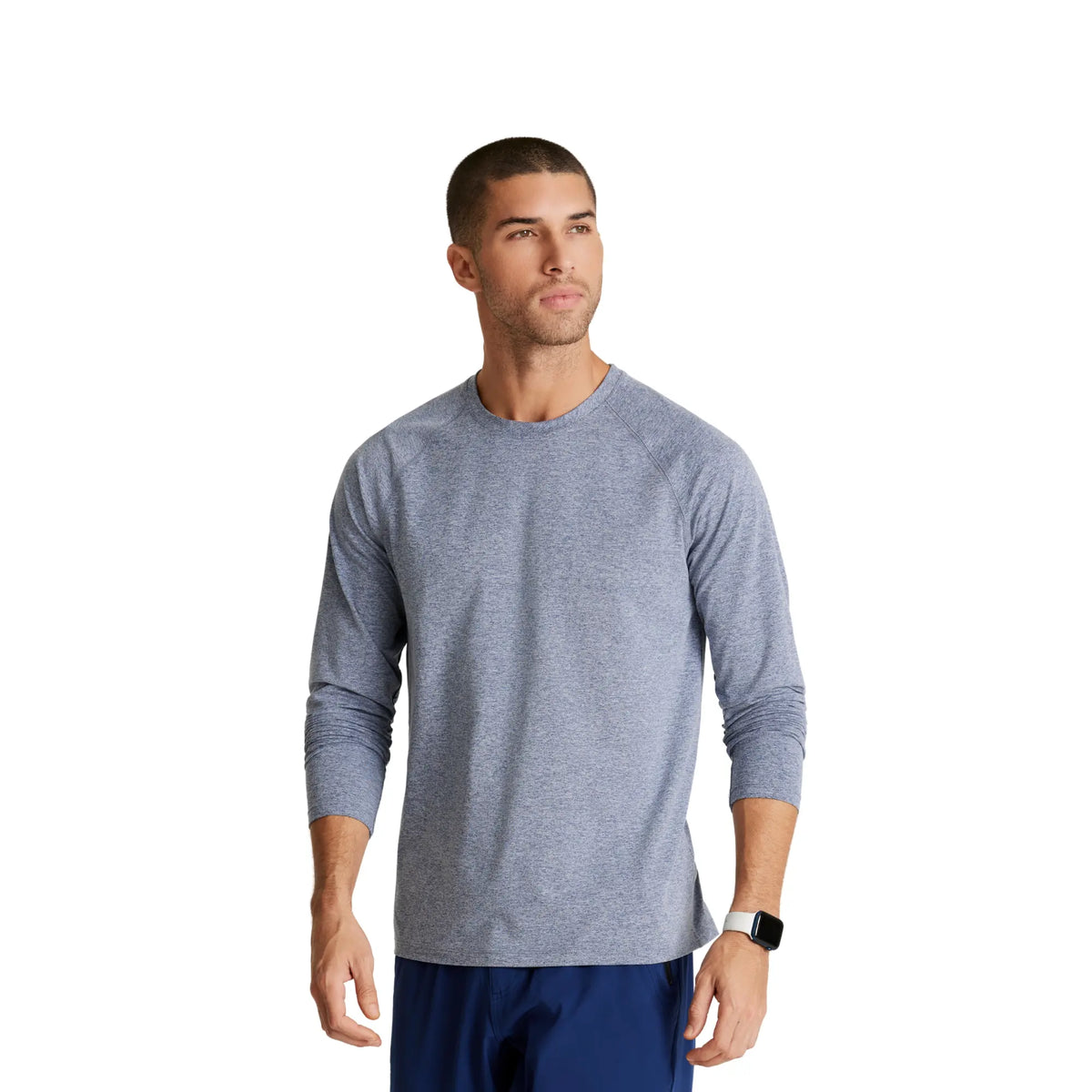 Oslo - Long-sleeved technical t-shirt - Men - Barco One BARCO  Heather Navy Blue / XL