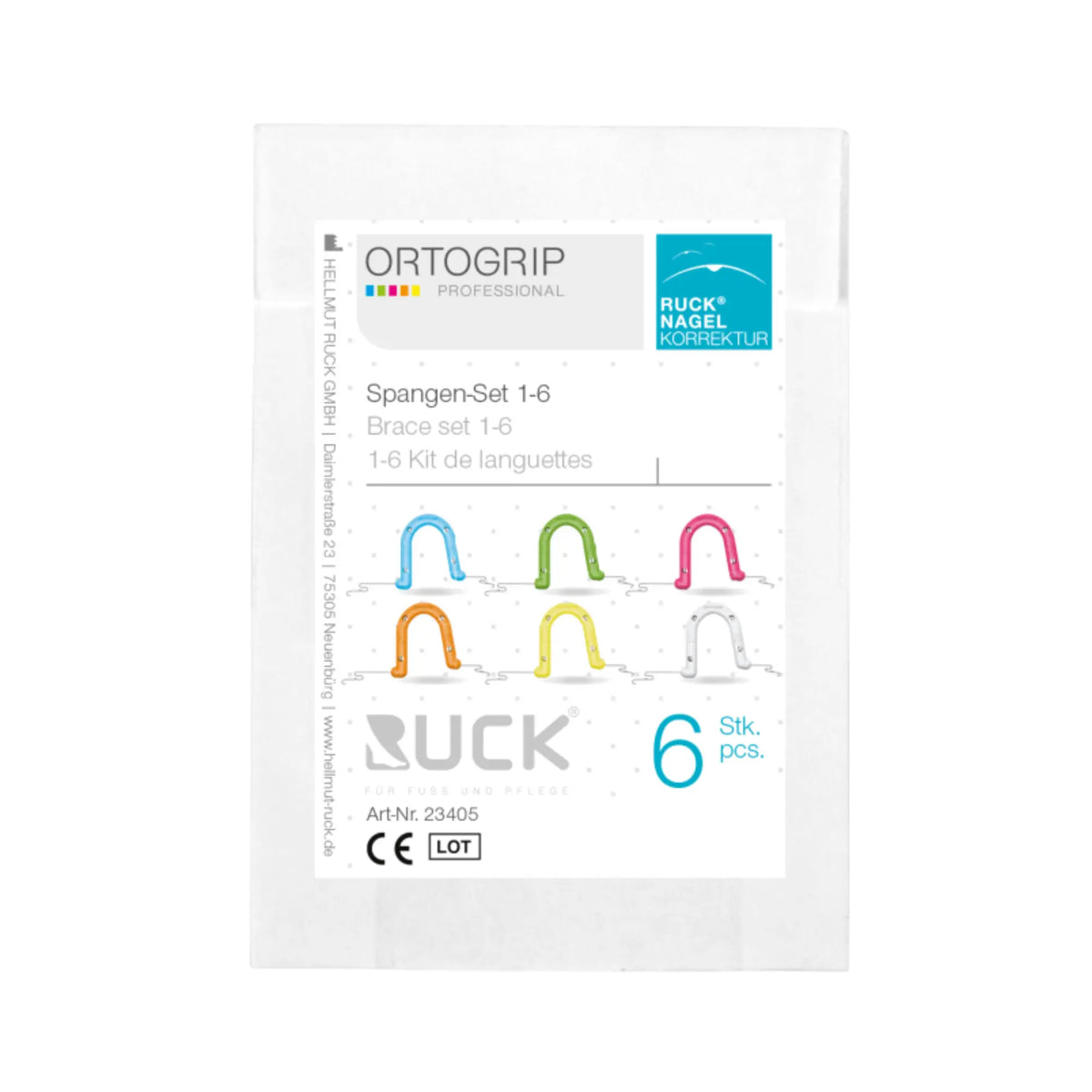 Pack - Hilos Ortogrip orthonyxia - 6 tamaños - Ruck - My Podologie