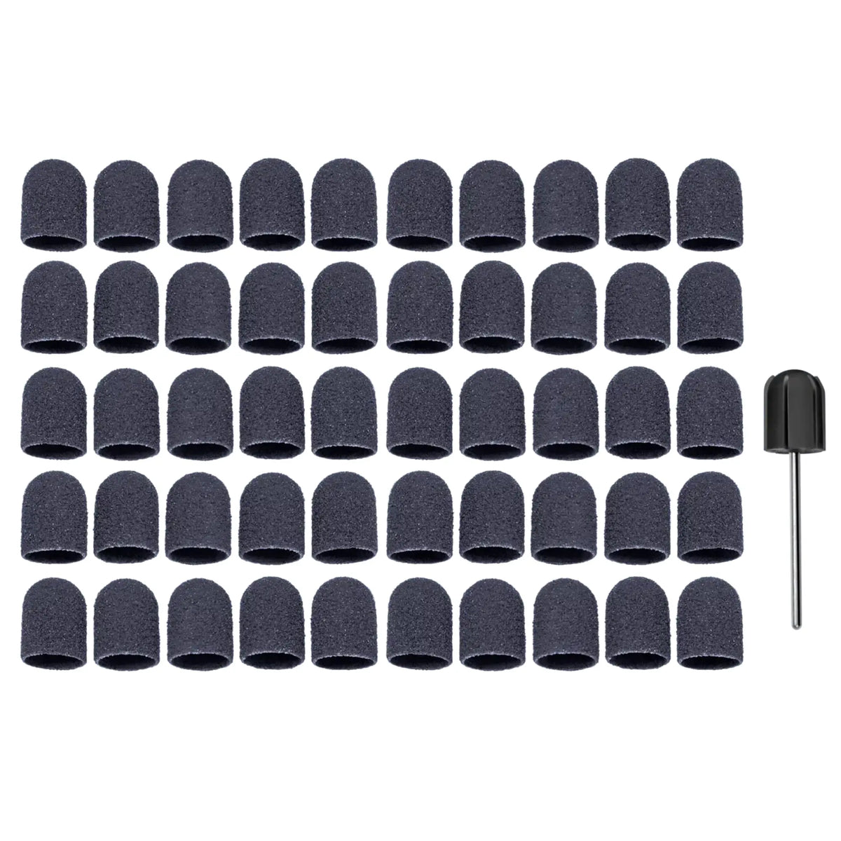 Pack - Round abrasive cap holder 7005 + 50 abrasive caps 0503 Coarse grain - 13 mm - Ruck Ruck 
