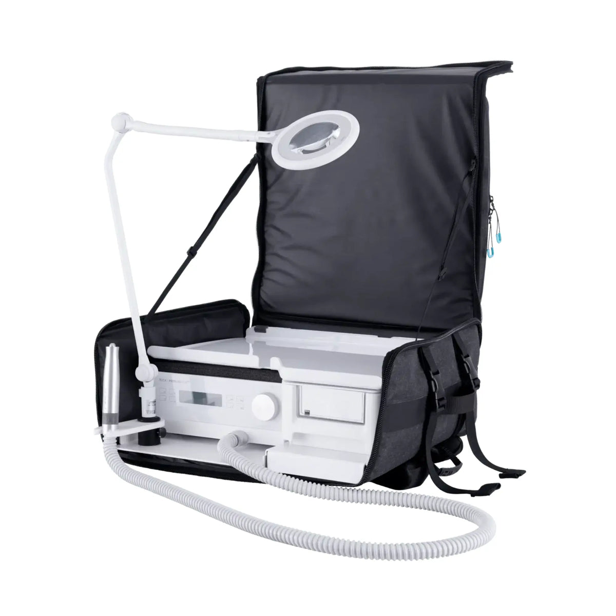 Pack - Backpack + Podolog Nova 3s Micromotor + Ruck Magnifying Lamp White Magnifying Lamp