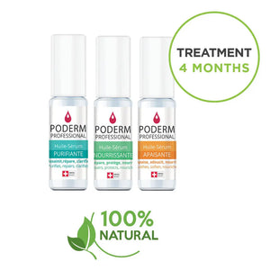 Purifying + Soothing Serum Treatment Pack - 2 x 8ml - Poderm Professional - My Podologie