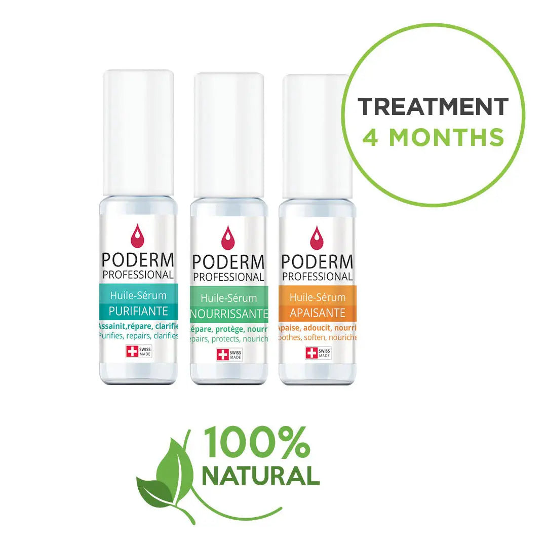 Purifying + Nourishing Serum Treatment Pack - 2 x 8ml - Poderm Professional - My Podologie