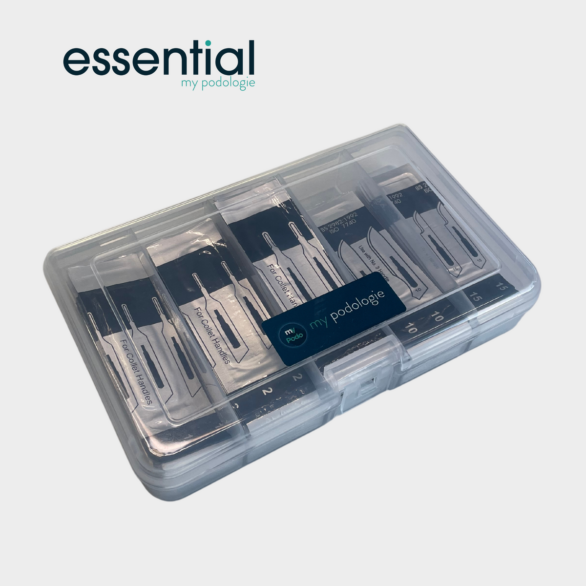 Pack of gouges and scalpel blades My Podologie 