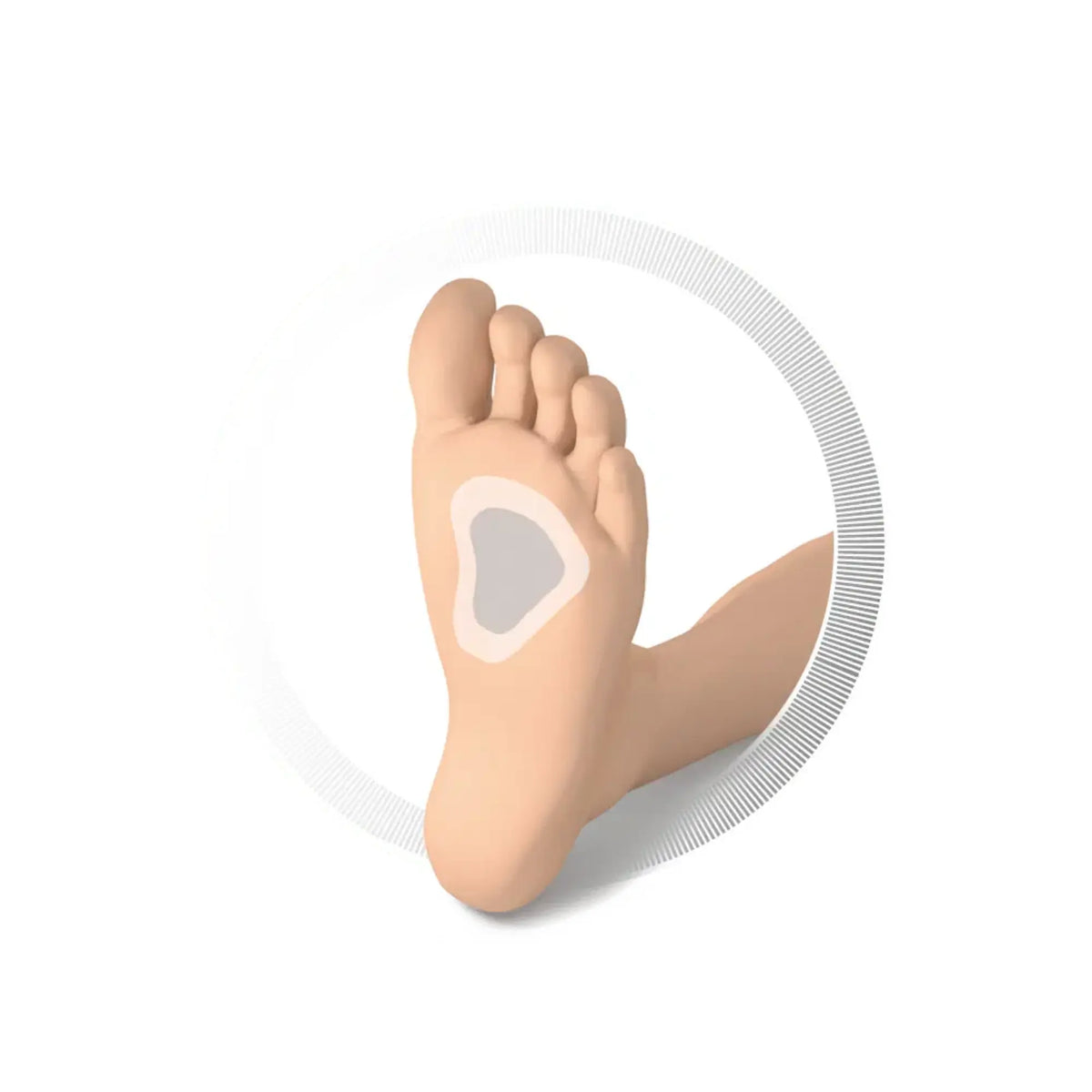 Almohadillas protectoras para el dolor bajo los pies - 1 par - 3 tamaños disponibles - Ruck Ruck 