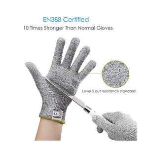 Pair of Anti-Cut Protective Gloves - 4 Sizes - My Podologie