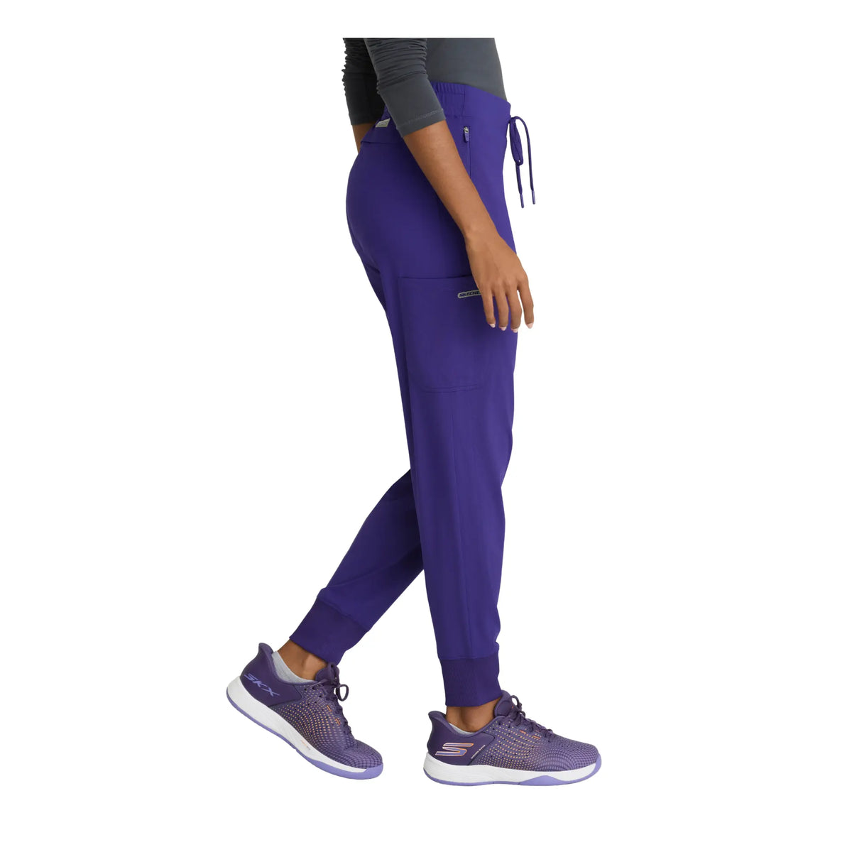 Palmi - High-waisted medical joggers - Cargo pocket - Women - Skechers Slip-ins SKECHERS SLIP-INS KNITS 