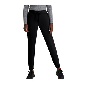 Palmi - High Waisted Medical Joggers - Cargo Pocket - Women - Skechers Slip-ins SKECHERS SLIP-INS KNITS  Black / XL