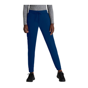 Palmi - High Waisted Medical Joggers - Cargo Pocket - Women - Skechers Slip-ins SKECHERS SLIP-INS KNITS  Navy Blue / XL
