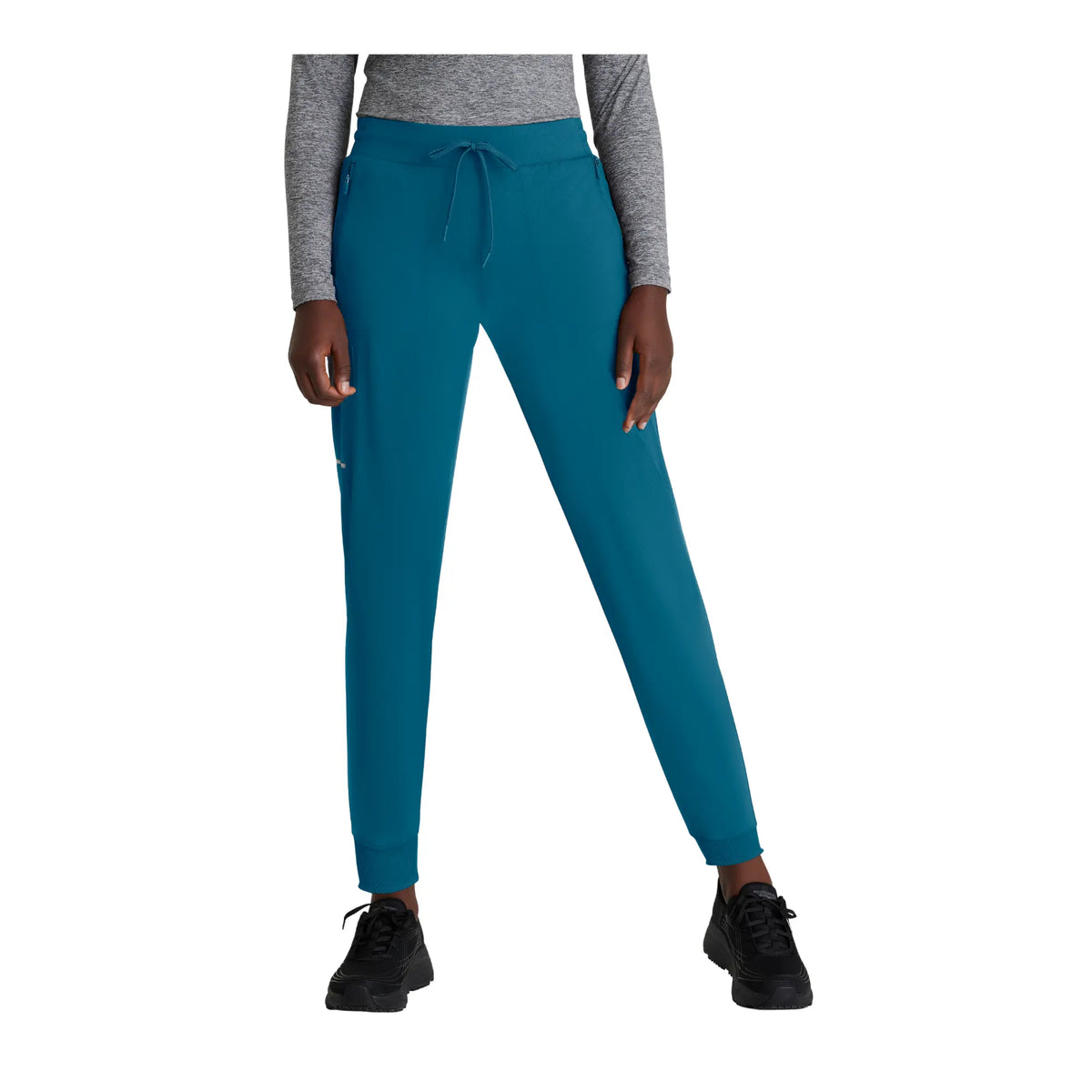 Palmi - High Waisted Medical Joggers - Cargo Pocket - Women - Skechers Slip-ins SKECHERS SLIP-INS KNITS  Bahamas Blue / XL