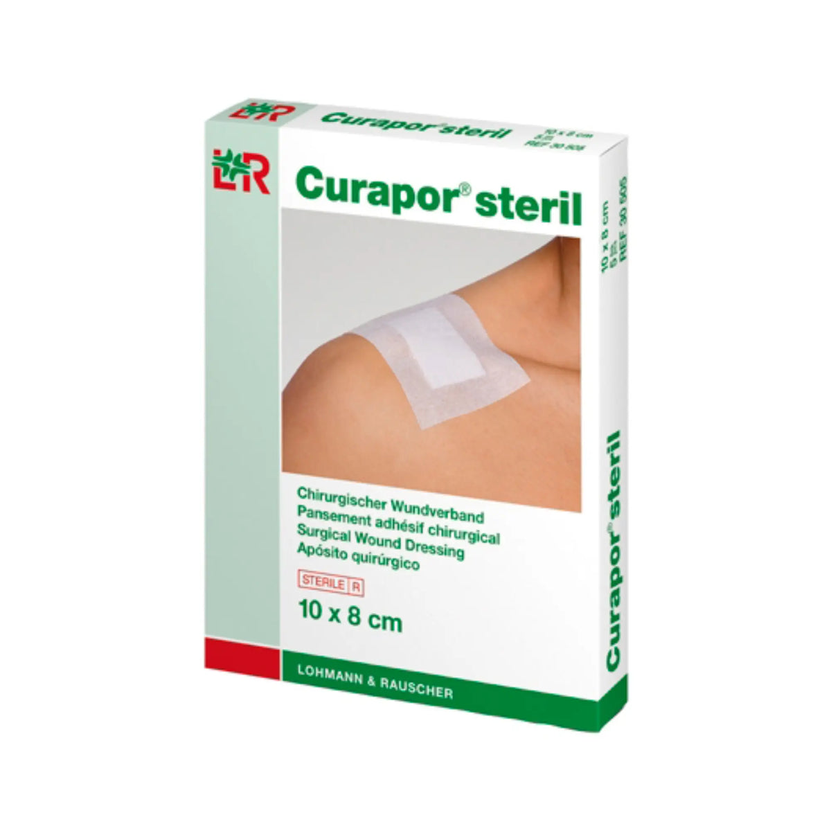 White non-woven sterile post-operative curapor dressing - 4 sizes - Lohman Rauscher - My Podologie
