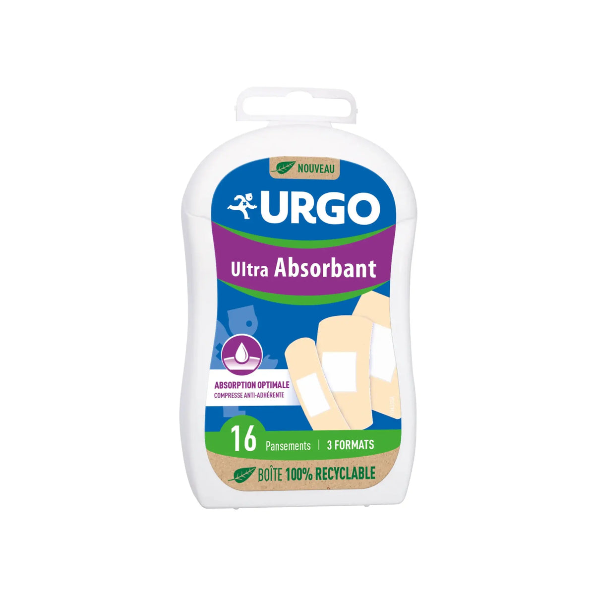 Ultra Absorbent Dressings - box of 16 - Urgo Urgo 