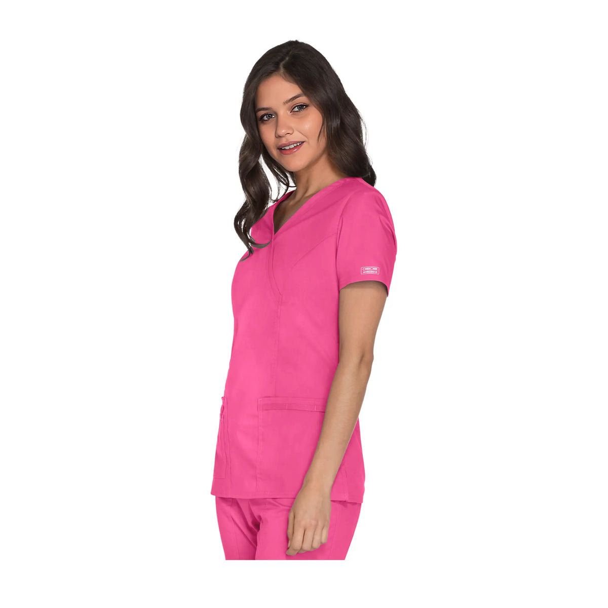 Pau - V-neck wrap tunic - Women - Cherokee Cherokee Authentic Workwear 