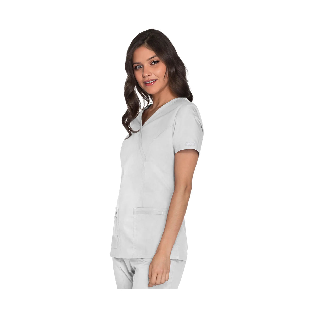 Pau - V-neck wrap tunic - Women - Cherokee Cherokee Authentic Workwear 