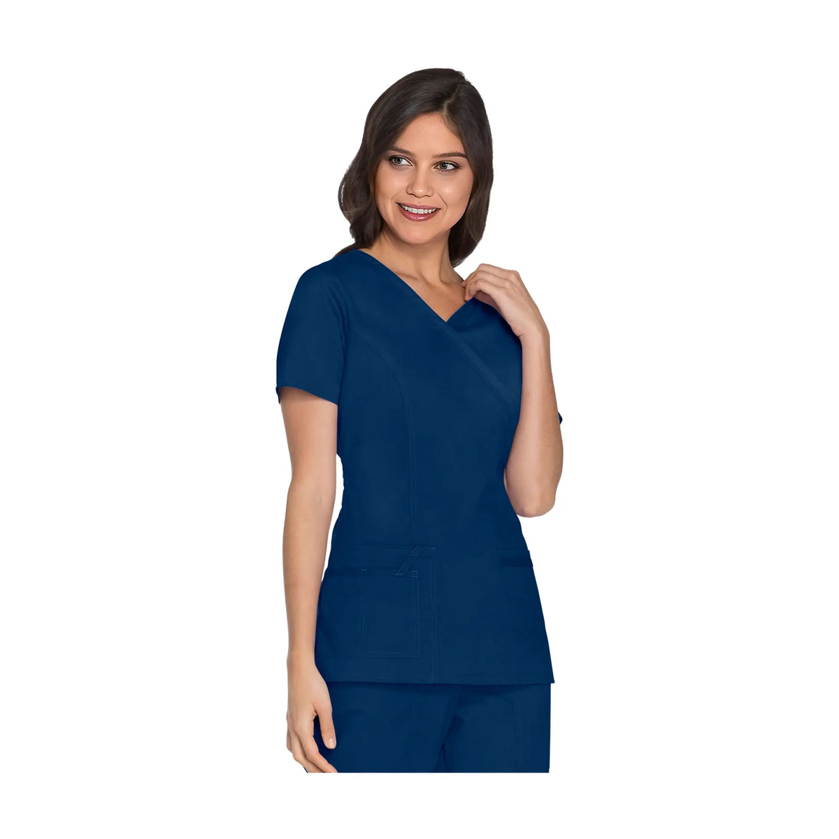 Pau - V-neck wrap tunic - Women - Cherokee Cherokee Authentic Workwear 