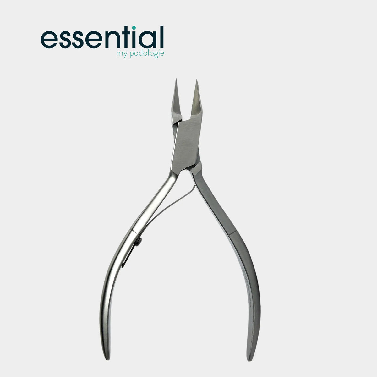 Nail pliers - Stainless steel - Satin finish - 13cm - Straight cut - Flat jaws 18 mm - Essential by My Podologie Essential 