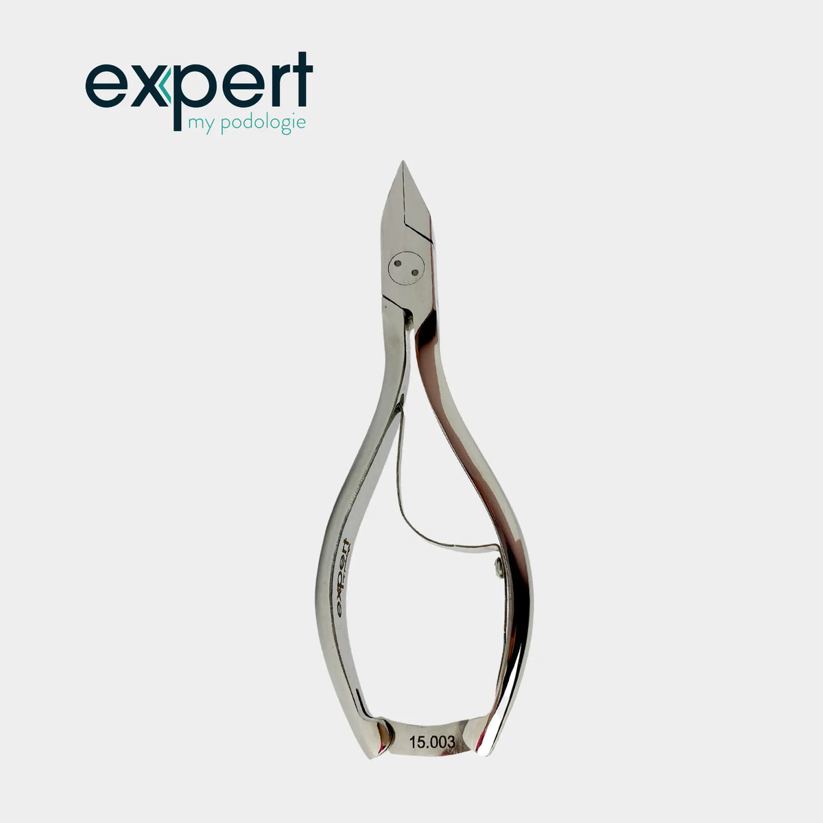 Nail pliers - Straight cut - 15 mm - Flat and thin jaws - 13 cm - Stainless steel - Expert by My Podologie