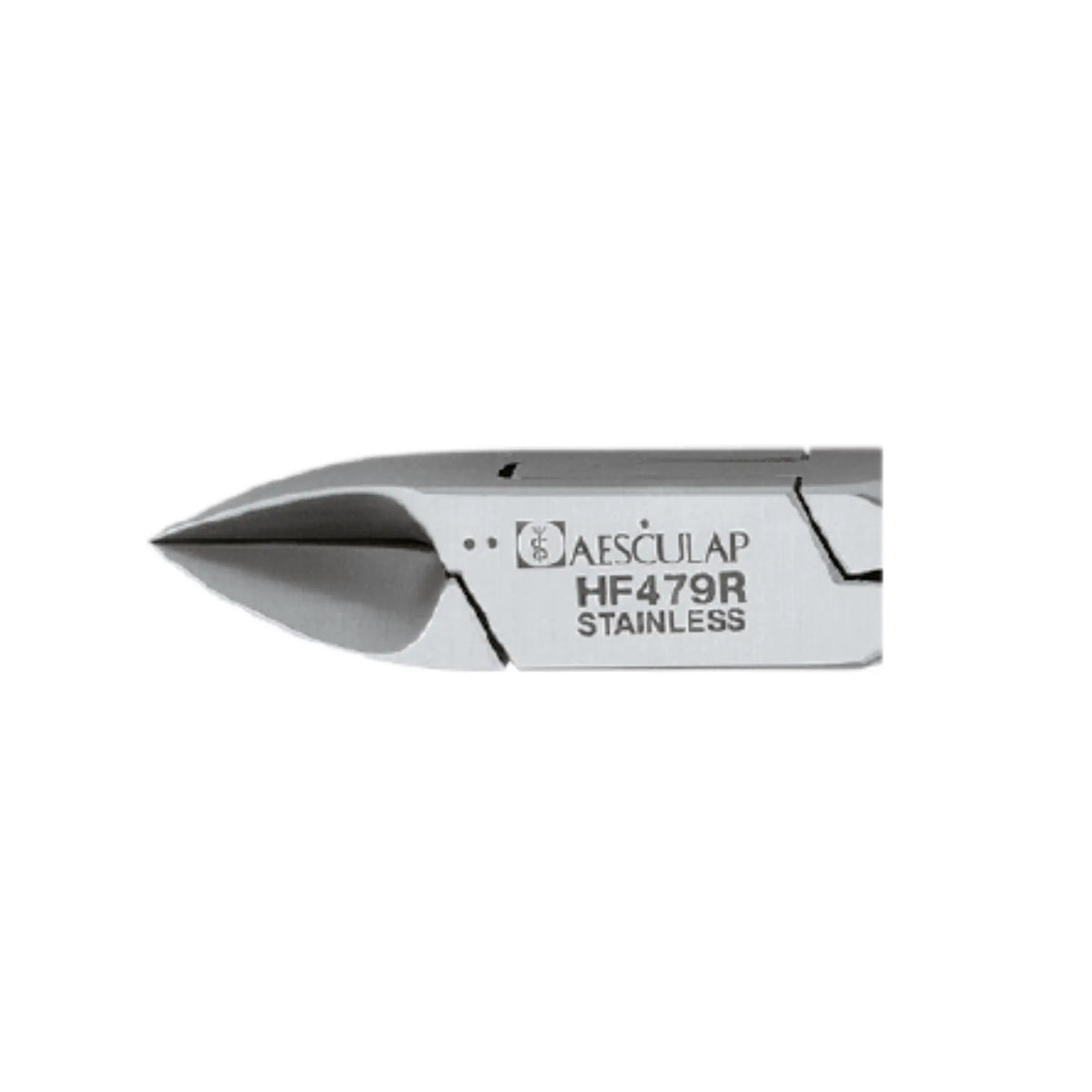 Alicate para uñas - Corte recto - Bocas finas - 13 cm - Aesculap - HF479R